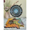 Devi - painted 33 rpm vinyl record with cover