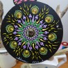 Aura  - Hand-painted recycled CD – unique artistic creation - gift idea or decoration