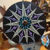 Star of the Abyss - Hand-painted recycled CD – unique artistic creation - gift idea or decoration