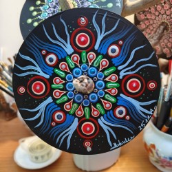 Zynox   - Hand painted CD disc r crafts cd
