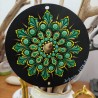 Verdelune  - Hand-painted recycled CD – unique artistic creation - gift idea or decoration