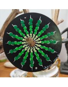 Ezik - Hand-painted recycled CD – unique artistic creation - gift idea or decoration