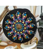 Zenaë - Hand-painted recycled CD – unique artistic creation - gift idea or decoration