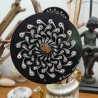 Azhra - CD recyclé peint à la main – création artistique unique - idée cadeau ou décoration