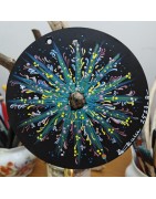 Noxie - Hand-painted recycled CD – unique artistic creation - gift idea or decoration