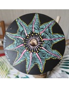 Az'Arath - CD recyclé peint à la main – création artistique unique - idée cadeau ou décoration