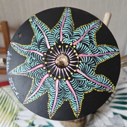 Az'Arath - CD recyclé peint à la main – création artistique unique - idée cadeau ou décoration