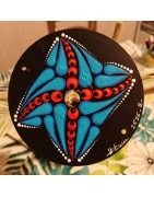 Obscyre - Hand-painted recycled CD – unique artistic creation - gift idea or decoration