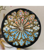 Aruwa - Hand-painted recycled CD – unique artistic creation - gift idea or decoration