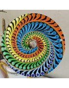 Suyak - CD recyclé peint à la main – création artistique unique - idée cadeau ou décoration