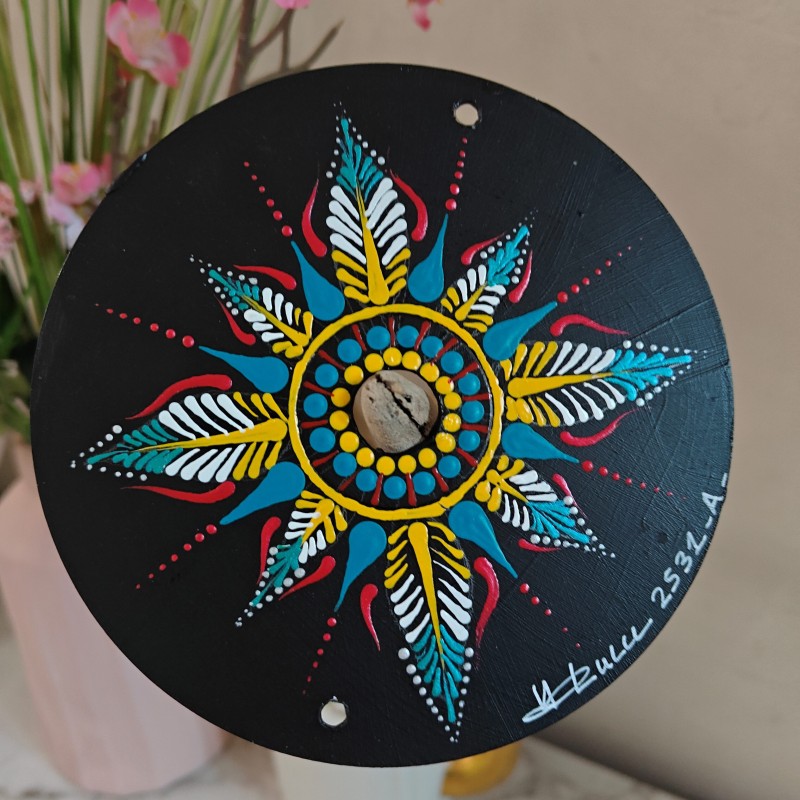 Inti Kawsay - CD peint à la main disque r crafts cd