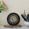 Xayaxa  - Hand-painted upcycled vinyl record 45 rpm— a unique eco-friendly touch for your décor.