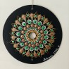 Ziraya  - Hand-painted recycled CD – unique artistic creation - gift idea or decoration