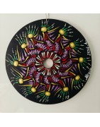 Zayun - Hand-painted recycled CD – unique artistic creation - gift idea or decoration