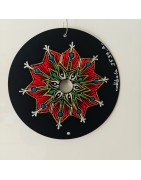 Sayun - Hand-painted recycled CD – unique artistic creation - gift idea or decoration