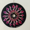 Sylia - Hand-painted recycled CD – unique artistic creation - gift idea or decoration