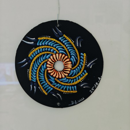 Azmir   -   CD peint à la main déco  disque r crafts cd