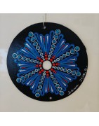 Orbis -  CD déco peint à la main disque r crafts cd