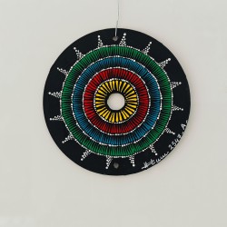 Wirku - Hand-painted recycled CD – unique artistic creation - gift idea or decoration