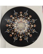 Amber Solstice - Hand-painted recycled vinyl record 33 rpm– unique artistic creation - gift idea or decoration