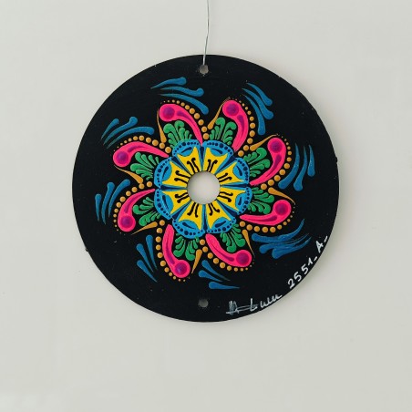 Lumea - Hand-painted recycled CD – unique artistic creation - gift idea or decoration