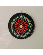 Voka -  CD recyclé peint à la main – création artistique unique - idée cadeau ou décoration