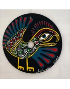 Tayki - CD recyclé peint à la main – création artistique unique - idée cadeau ou décoration