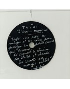 Légende - CD recyclé peint à la main – création artistique unique - idée cadeau ou décoration