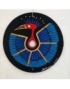 Tolka - Hand-painted recycled CD – unique artistic creation - gift idea or decoration