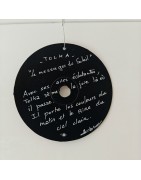 Legend - Hand-painted recycled CD – unique artistic creation - gift idea or decoration