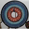 Azakari  - 45 rpm hand-painted vinyl record r craft record