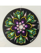 Zuyal - CD peint à la main décoration disque r crafts cd