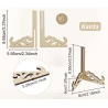 Detail of wooden CD holder - profile and support