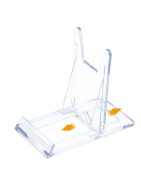 Adjustable transparent stand for 33 & 45 RPM vinyls | Display easel – LD Upcycling Art