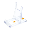Adjustable transparent stand for 33 & 45 RPM vinyls | Display easel – LD Upcycling Art