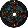 Clé de Nemeton - Hand-painted recycled CD – unique artistic creation