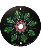 Nézéa   - Hand-painted recycled CD – unique artistic creation