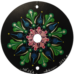 Nézéa   - Hand-painted recycled CD – unique artistic creation