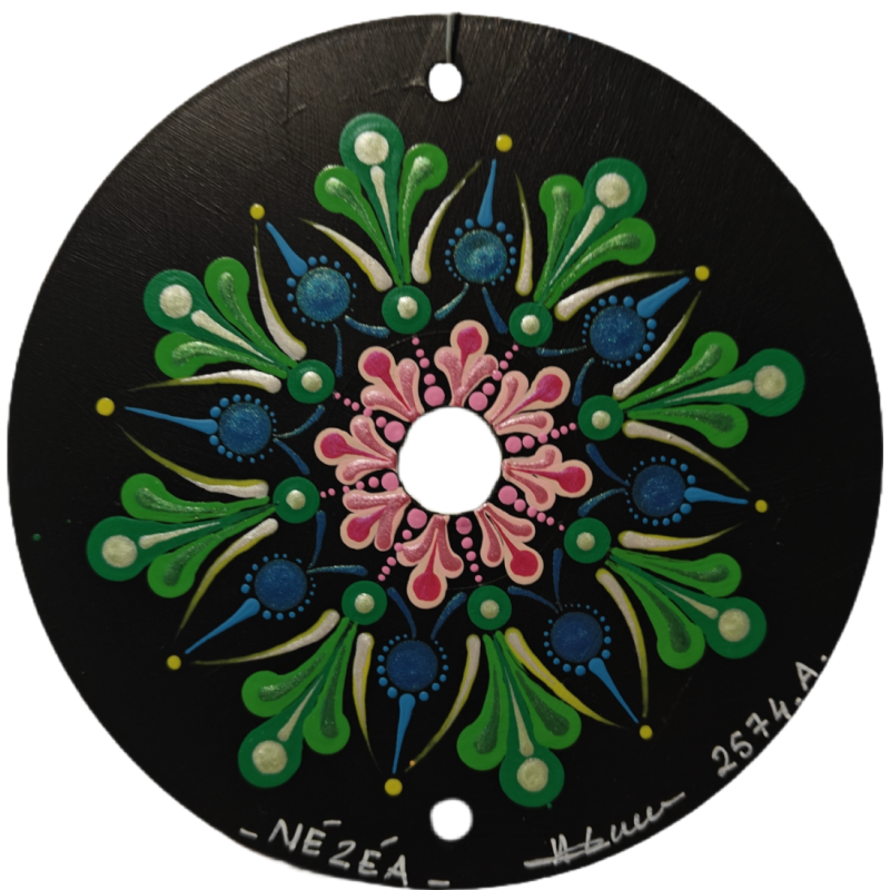 Nézéa   - Hand-painted recycled CD – unique artistic creation