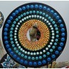Ignalya -  Hand-painted recycled vinyl record 45 rpm– unique artistic creation - gift idea or decoration