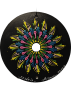 Solévia  - Hand-painted recycled CD – unique artistic creation