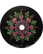 Elyra   - Hand-painted recycled CD – unique artistic creation