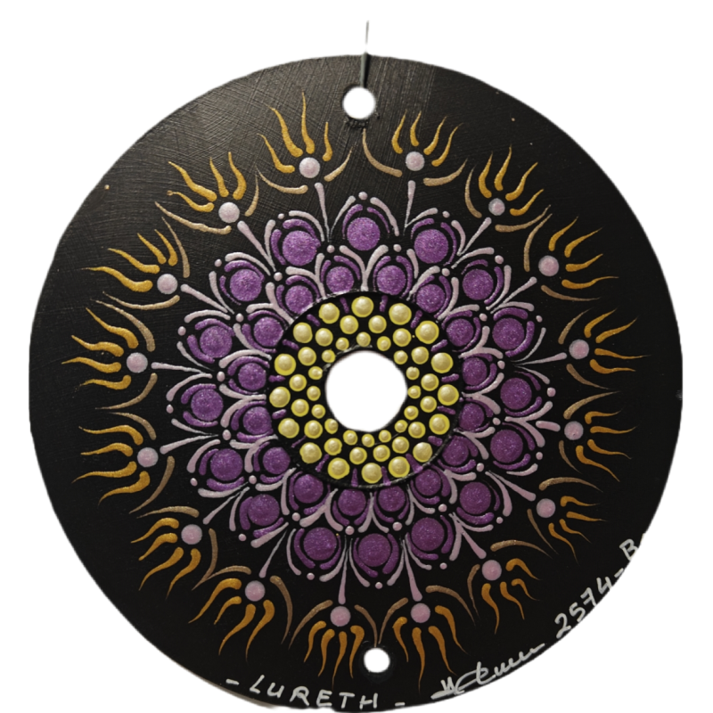 Hand‑painted recycled CDs | Upcycled art | Unique creations