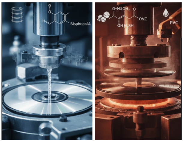 Manufacturing CDs and Vinyl Records: Materials, Pollutants and Environmental Impact Compared